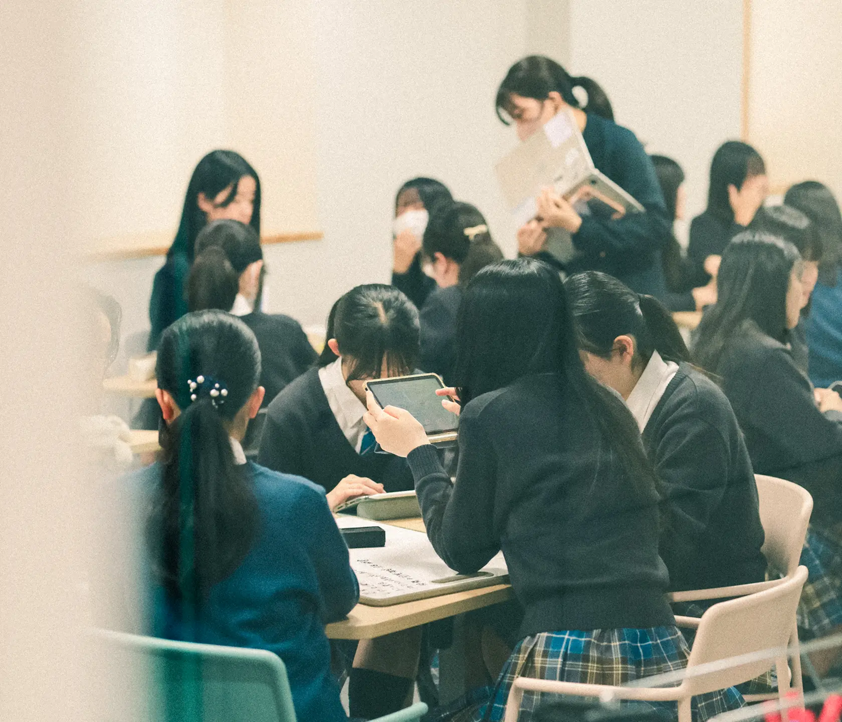 チームワーク力とリーダーシップ力を育む活動の様子